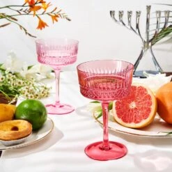 Art Deco Colored Crystal Coupe Glass | Set Of 6 | Large 9.6oz Stemmed Glassware 10 Art Deco Colored Crystal Coupe Glass | Set Of 6 | Large 9.6oz Stemmed Glassware -Refined Spirits Store 71AJ2AZUuML. AC SL1500