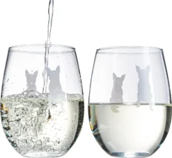 Set Of 2 Boston Terrier Dog Stemless Wine Glasses - Boxwood, Boston Bull Terrier, American Gentleman Lover - For Him & Her - Dogs Silhouette - Etched Tumblers For Anniversary, Wedding, Gifts (18 OZ) 9 Set Of 2 Boston Terrier Dog Stemless Wine Glasses - Boxwood, Boston Bull Terrier, American Gentleman Lover - For Him & Her - Dogs Silhouette - Etched Tumblers For Anniversary, Wedding, Gifts (18 OZ) -Refined Spirits Store 71ChWyzya8L. AC SL1500