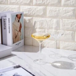 Unbreakable Stemmed Wine Glasses, Tritan Acrylic | Set Of 2 | European Style Crystal Drinkware, 18oz -Refined Spirits Store 71GxXEsumJL. AC SL1500