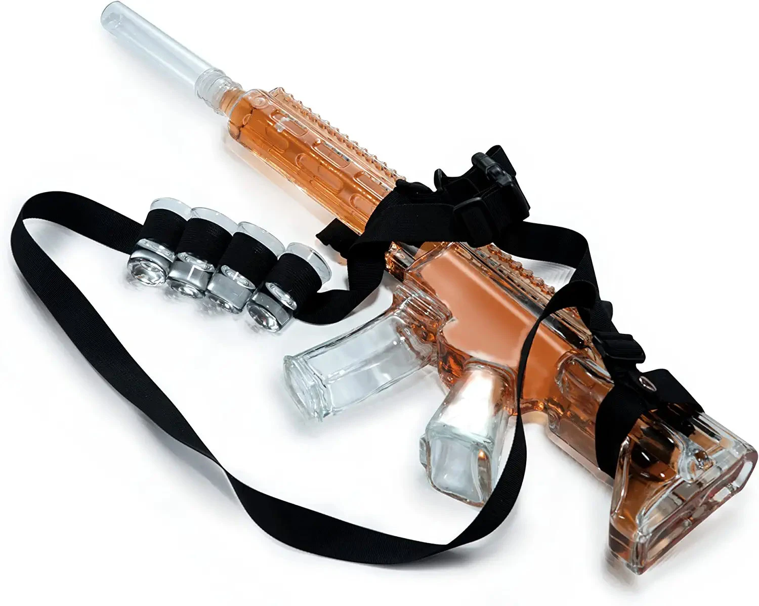 AR15 Whiskey Decanter And Glass Set - Drinking Party Accessory - Holster Attachment, Silencer Stopper - 22oz & 4 1oz Shot Glasses - Drinking Party Accessory, TIK Tok Gun Decanter - Fun Gifts For Men 8 AR15 Whiskey Decanter And Glass Set - Drinking Party Accessory - Holster Attachment, Silencer Stopper - 22oz & 4 1oz Shot Glasses - Drinking Party Accessory, TIK Tok Gun Decanter - Fun Gifts For Men - Image 8