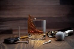 The Wine Savant Golf Ball Whiskey Glasses Set Of 4-8oz Golf Gifts - Unique Whiskey Golf Glasses Set - Golf Gifts For Men & Women - Gifts For Golfers Golf Accessories Golf Ball Glasses (4 Pack) -Refined Spirits Store 71L7NdluFvL. AC SL1500