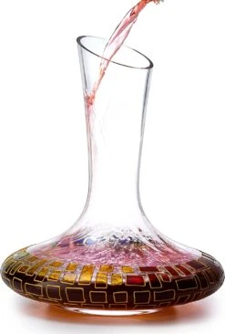 Renaissance Romantic Stained Glass Windows, Artisanal Hand Painted Glassware - The Wine Savant - Gift Idea Her, Him, Birthday, Mom, Housewarming, Gifts Ideas For Women & Men (Decanter) -Refined Spirits Store 71U8V6cABHL. AC SL1500