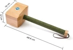 Airforce Wooden Thor Mjolnir Hammer Home Decor - Decorative Novelty Office, Wall, Gift For America United States Military, US Airforce, Service Branch Wall Art, Nautical Sea Patriotic Gift -Refined Spirits Store 71WVITTi6IL. AC SX522