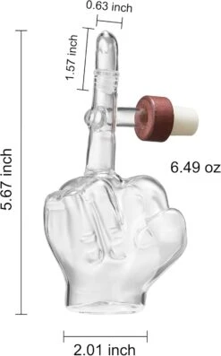 Italian Wine Aerator Decanter, Aerator Pourer, Red & White In Bottle Aerators, Makes Your Wines Taste Better, Italian Design Decanter, Whiskey & Spirits Gifts, 2x5" Areadivino Aerator Clear - Finger -Refined Spirits Store 71WX39wi0TL. AC SL1500