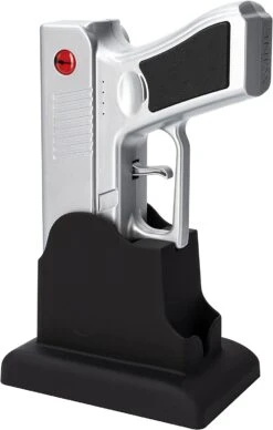 Electric Gun Wine Corkscrew Bottle Opener - Rechargeable Holster Base Cordless Battery - Automatically Open Wines Multifunctional Electronic Cork Puller - Guns Enthusiasts Gift & Vino Lovers (Silver) -Refined Spirits Store 71WchtqazTL. AC SL1500