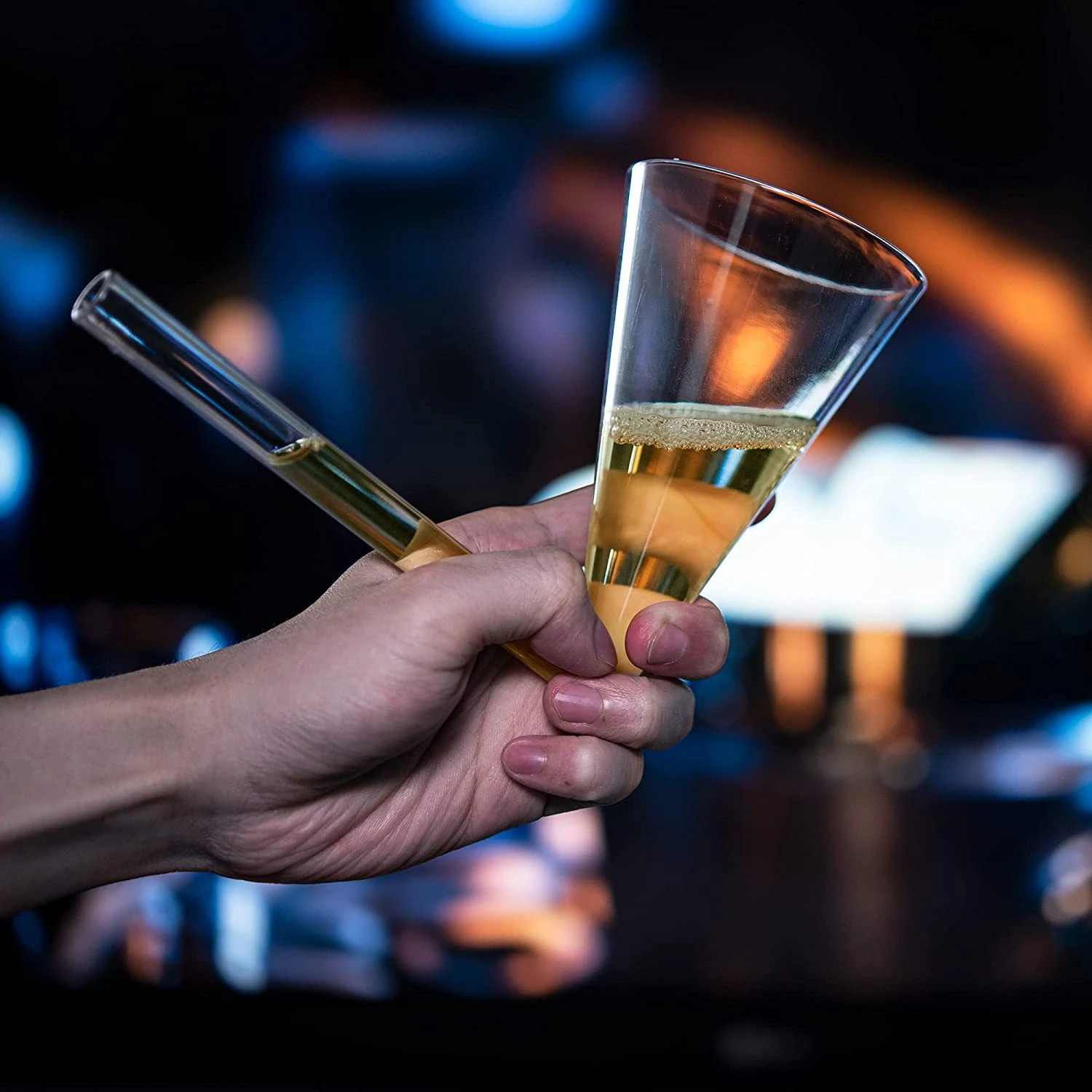 Champagne Shooter - Chug Flutes Guzzler Glasses Unique Gifts For Bachelorette Party Favors & White Elephant Gifts, Drinking Games - Bubbly Champagnes Prosecco & More Bong Style, Reusable Acrylic 6pk 6 Champagne Shooter - Chug Flutes Guzzler Glasses Unique Gifts For Bachelorette Party Favors & White Elephant Gifts, Drinking Games - Bubbly Champagnes Prosecco & More Bong Style, Reusable Acrylic 6pk - Image 6