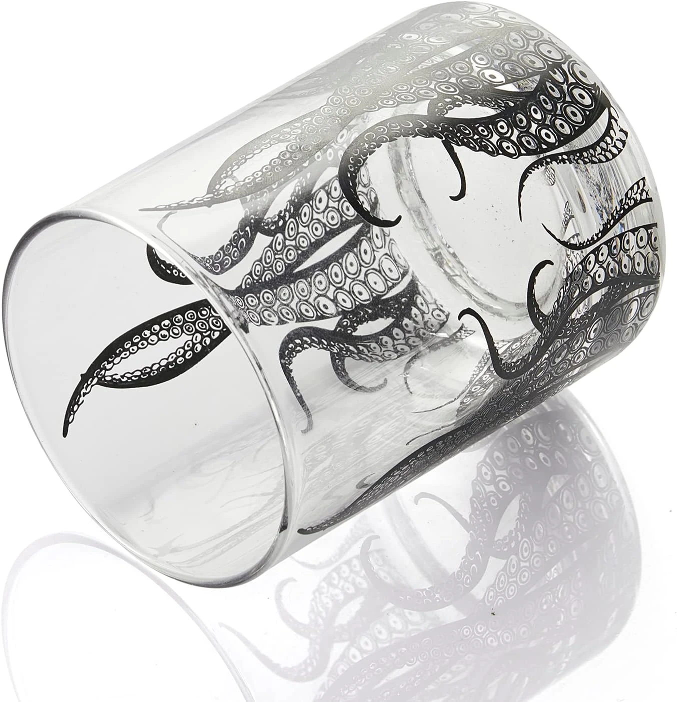 Octopus Tentacle Whiskey Glassware | Set Of 2 | 9 OZ Handmade Craft Beer, Cocktail, Water, Bar Rock Glass - Kraken Tumbler Gift Set, Old Fashioned Rocks Glasses, Antique Design Extraordinary Detail 4 Octopus Tentacle Whiskey Glassware | Set Of 2 | 9 OZ Handmade Craft Beer, Cocktail, Water, Bar Rock Glass - Kraken Tumbler Gift Set, Old Fashioned Rocks Glasses, Antique Design Extraordinary Detail - Image 4