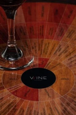 Wine Wheel Handcrafted Wood - For Both Amateurs And Connoisseurs, A Guide To On Tasting, Identifies Primary, Secondary & Tertiary Flavors, As Well As Colors - Use As Is, Decor Or Cheeseboard (Matte) -Refined Spirits Store 71cPsisfW7L. AC SY879 322a0320 e3d8 437c 80f4 f0441ae41f4c