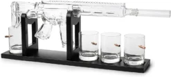 (UAE ONLY) AR15 Whiskey Gun Decanter Set 1000 Ml & 4 12oz Bullet Glasses -Refined Spirits Store 71h3Zs hcnL. AC SL1500 f1b2f3f7 56ce 4d2b a061 66c1acc77343