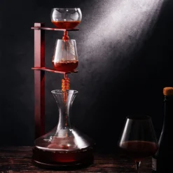 Wine Tower Decanting & Aerator Set By The Wine Savant - Unique Wine Decanter - 3 Aerating Parts - Upper, Middle & Lower Aerators - Whisky & Wines Carafe, Proven To Enhance & Improves Flavor & Aromas -Refined Spirits Store 71hozR71cAL. AC SL1500