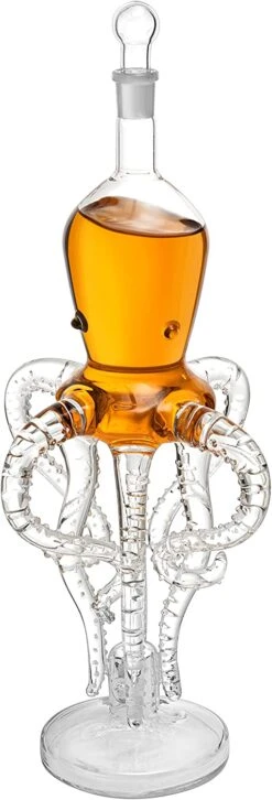 Tall Octopus Whiskey And Wine Decanter 500ml 16.5" H By The Wine Savant - Extraordinary Detail, Kraken Sea, Nautical Gifts, Sea Lover Gifts! -Refined Spirits Store 71lnhWNRaFL. AC SL1500 d2337297 d0ee 44d8 9bb0 348db9b0051d