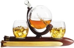 Rocket Whiskey Decanter Set, Solar System With Planets Globe Decanter -Refined Spirits Store 71mSNwk4GAL. AC SL1500