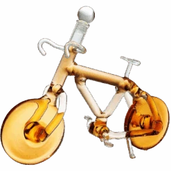 Bicycle Wine & Whiskey Decanter 200ml By The Wine Savant - Bike Decanter For Bourbon And Scotch, Biker Gifts, Cyclist Gifts, Gifts For Bike Enthusiasts, Whiskey Gifts For Dad…