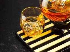 Marine Decanter Set With 4 Whiskey Glasses 1000ml Marines Gift Decanter By The Wine Savant -Refined Spirits Store 71pBt68gEXL. AC SL1500