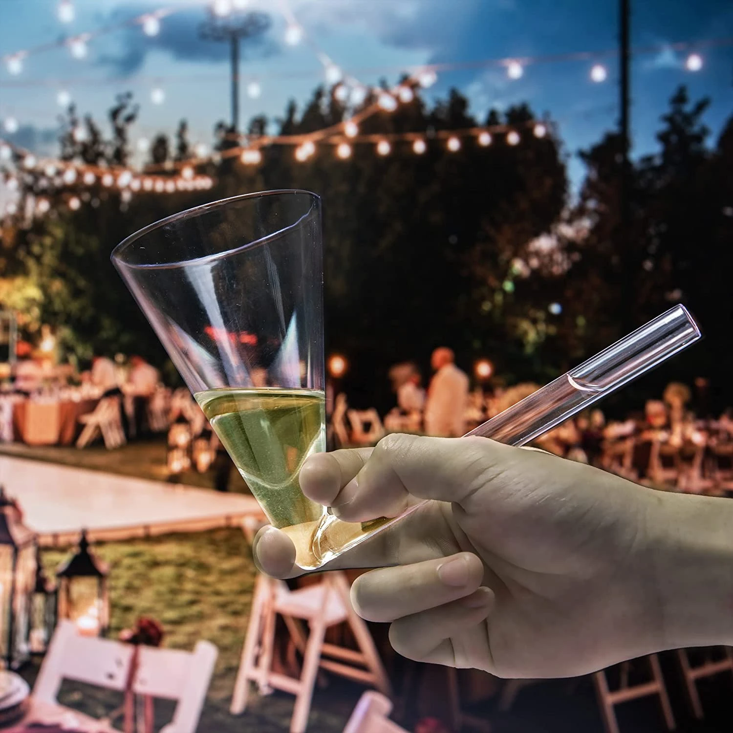 Champagne Shooter - Chug Flutes Guzzler Glasses Unique Gifts For Bachelorette Party Favors & White Elephant Gifts, Drinking Games - Bubbly Champagnes Prosecco & More Bong Style, Reusable Acrylic 6pk 2 Champagne Shooter - Chug Flutes Guzzler Glasses Unique Gifts For Bachelorette Party Favors & White Elephant Gifts, Drinking Games - Bubbly Champagnes Prosecco & More Bong Style, Reusable Acrylic 6pk - Image 2