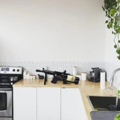 Gun AR15 Wine Bottle Holder 23" L - Gun Wine Bottle Holder - Great Gift For Gun Enthusiasts And Wine Lovers! Elegant Drinking Party Accessory! (Wood) -Refined Spirits Store 71s 8ScWIxL. AC SL1500 7a2b03e7 fa5c 47e9 a9d3 4fa04b22de1a