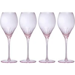 Paris Collection Crystal Pink Balloon Wine Glasses, Red & White Wines 14 Oz Set Of 4 By The Wine Savant - Extraordinary Parisian Glass, For Wedding Beautiful Present Anniversary Birthday Women Men Bar 12 Paris Collection Crystal Pink Balloon Wine Glasses, Red & White Wines 14 Oz Set Of 4 By The Wine Savant - Extraordinary Parisian Glass, For Wedding Beautiful Present Anniversary Birthday Women Men Bar -Refined Spirits Store 71twcjrPgiL. AC SL1500