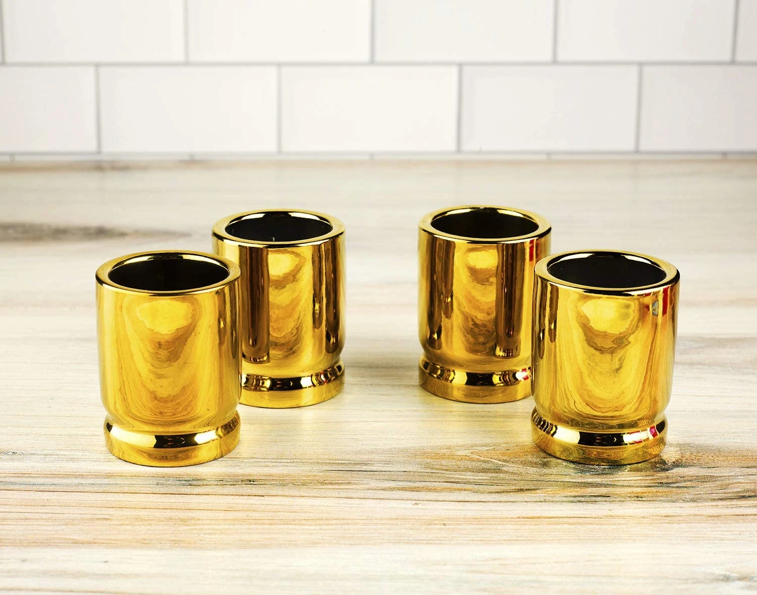 The Wine Savant 50 Caliber Bullet Shot Glasses Set - Set Of 4 - Each Holds 2 Ounces - Tactical Bullet Casings Shot Glasses 2 The Wine Savant 50 Caliber Bullet Shot Glasses Set - Set Of 4 - Each Holds 2 Ounces - Tactical Bullet Casings Shot Glasses - Image 2