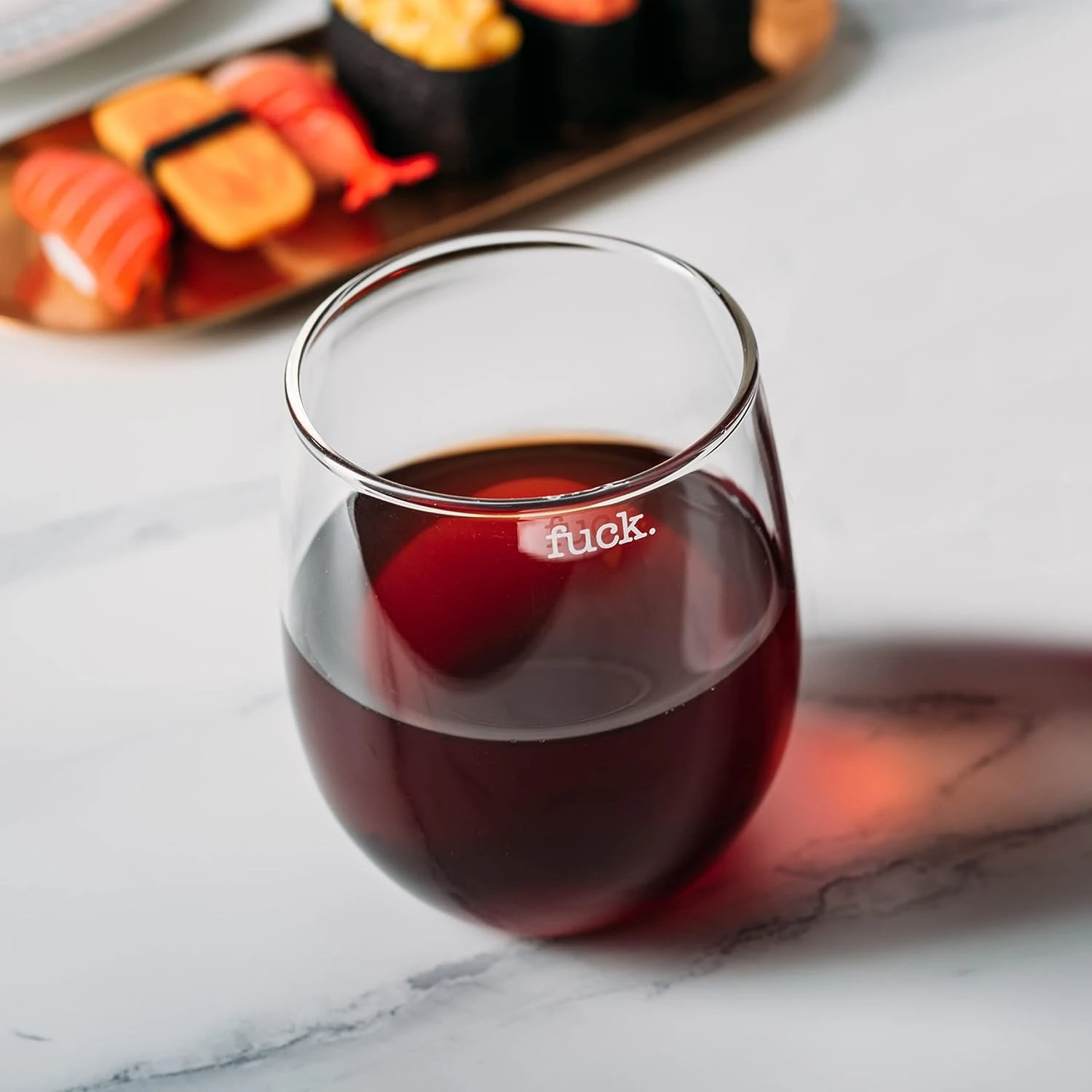 F*CK Wine Glass Single Set, Large 11 Oz Glasses, Fuck Fucking Glass Unique Italian Style Tall Stemless For White & Red Wine, Water, Novelty Tumbler, Gifts, Comedy Beautiful Glassware (Stemless) 2 F*CK Wine Glass Single Set, Large 11 Oz Glasses, Fuck Fucking Glass Unique Italian Style Tall Stemless For White & Red Wine, Water, Novelty Tumbler, Gifts, Comedy Beautiful Glassware (Stemless) - Image 2