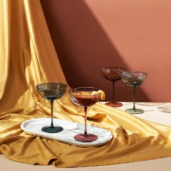 Khen Cocktail, Martini & Champagne Luxury Angled Coupe Glasses 6 Oz | Set Of 4 | Muted Colored 10 Khen Cocktail, Martini & Champagne Luxury Angled Coupe Glasses 6 Oz | Set Of 4 | Muted Colored -Refined Spirits Store 71uYLvON8ML. AC SL1500