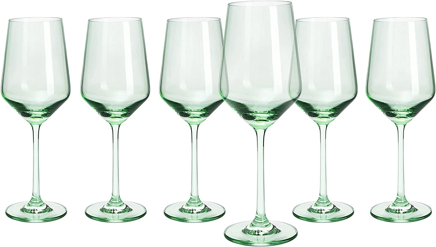 Green Colored Wine Glass Set, 12oz Glasses Set Of 6 - Wedding Mint Green, Gift, Baby Shower Gender Reveal Decor Baby Unique Italian Style Tall Stemmed For White & Red Wine Elegant Glassware Color 5 Green Colored Wine Glass Set, 12oz Glasses Set Of 6 - Wedding Mint Green, Gift, Baby Shower Gender Reveal Decor Baby Unique Italian Style Tall Stemmed For White & Red Wine Elegant Glassware Color - Image 5