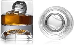 Baseball Bat Whiskey & Wine Decanter 4 Baseball Glasses, Spirits Set - Baseball Coach Gifts, Baseballs Lovers Coaches, Dad, Boyfriend, Brother, Friend Gift - For Whiskey & Wine (Baseball Bat Base) -Refined Spirits Store 71y0YhZnHML. AC SL1500