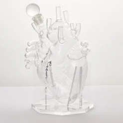 Heart Decanter Whiskey & Wine Decanter Set By The Wine Savant, Organ Aerator, Funny Gift For That Someone You Love! Gift For Doctors, Cardiothoracic Surgeons, Nurse, Pre-Med, Adults (750 ML) -Refined Spirits Store 7 55 scaled