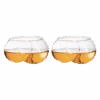 Deez Nuts Drinking Wine & Whiskey Glasses - 2 Set - I Love Butts, Couple Mug, Gift For Her, Gift For Him Perfect For Bachelorette Parties, Gag Gift For Men & Women, 7 Oz Stemless Bum Glasses
