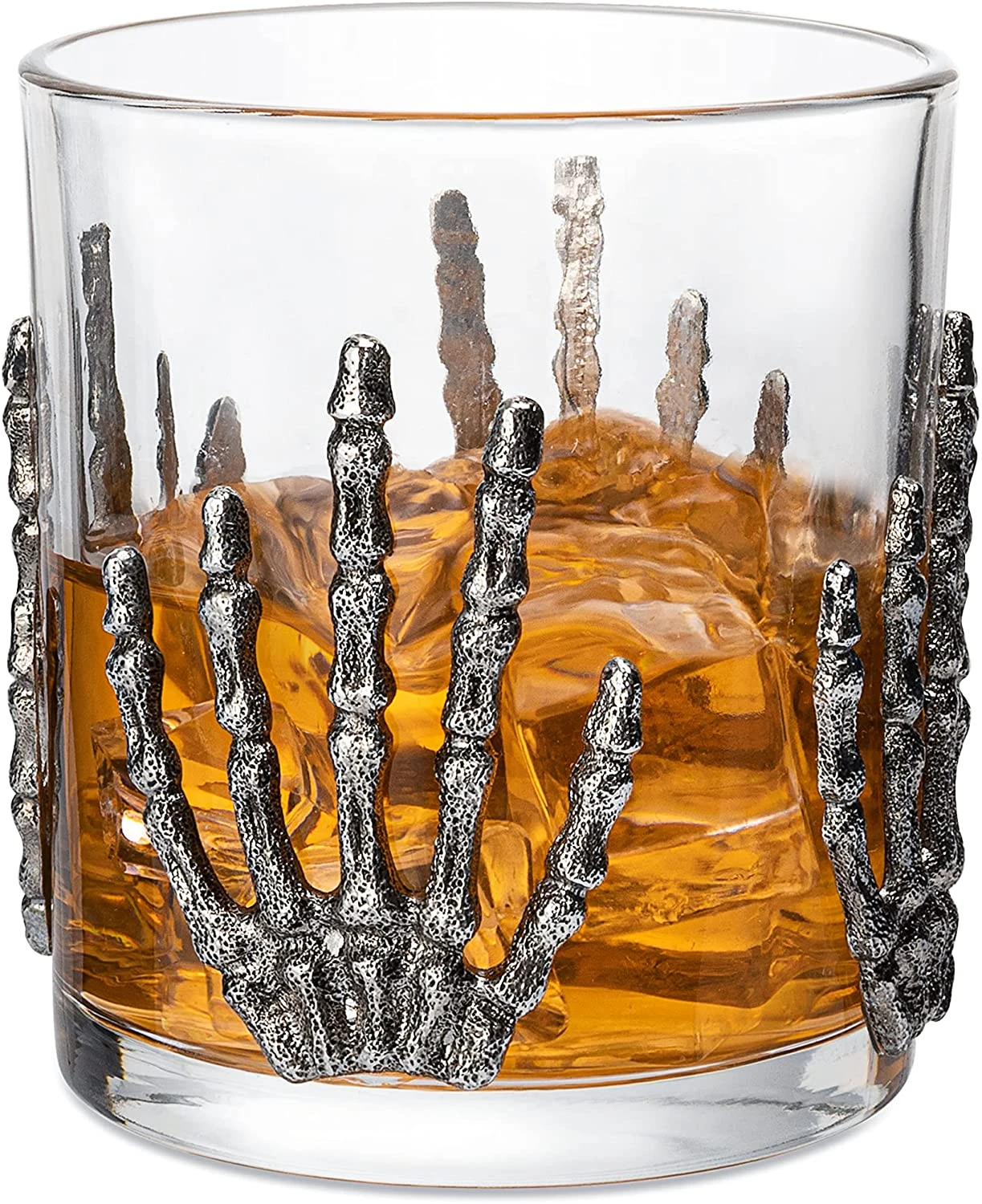 The Wine Savant Skeleton Hand Wine Glass Set Of 2 10 Oz Glasses 5" H, Goth Gifts, Skeleton Gifts, Skeleton Decor, Spooky Glass Gift Set, Goth Decor, Unique Themed Parties 5 The Wine Savant Skeleton Hand Wine Glass Set Of 2 10 Oz Glasses 5" H, Goth Gifts, Skeleton Gifts, Skeleton Decor, Spooky Glass Gift Set, Goth Decor, Unique Themed Parties - Image 5