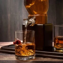 Boxing Glove Wine & Whiskey Decanter Set 750Ml 13" X 13" With 2 - 10oz Boxing Glasses By The Wine Savant For Liquor, Whiskey - Unique Boxing Gift Set, Boxer Gifts, Gifts For Boxing Enthusiasts! -Refined Spirits Store 81IVP7O1upL. AC SL1500