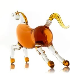 The Wine Savant Horse Derby Decanter For Bourbon, Whiskey, Scotch, Vodka, Rum, Tequila Or Any Other Drink 1000ml Decanter (Horse) -Refined Spirits Store 81PpZnaAe6L. AC SL1500