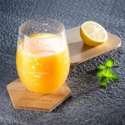 Set Of 2 Zodiac Sign Wine Glasses With 2 Wooden Coasters By The Wine Savant - Astrology Drinking Glass Set With Etched Constellation Tumblers For Juice, Home Bar Horoscope Gifts 18oz (Sagittarius) 8 Set Of 2 Zodiac Sign Wine Glasses With 2 Wooden Coasters By The Wine Savant - Astrology Drinking Glass Set With Etched Constellation Tumblers For Juice, Home Bar Horoscope Gifts 18oz (Sagittarius) -Refined Spirits Store 81RgjRQtegL. AC SL1500