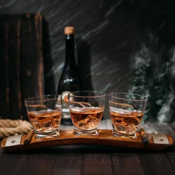 The Wine Savant Glass & Coaster & With 3 Whiskey Glasses Slot To Hold, Whiskey Glass Gift Set, Rest, Accessory Set Gift For Dad, Men Home Office Decor Gifts, Gifts For Dad 7 The Wine Savant Glass & Coaster & With 3 Whiskey Glasses Slot To Hold, Whiskey Glass Gift Set, Rest, Accessory Set Gift For Dad, Men Home Office Decor Gifts, Gifts For Dad -Refined Spirits Store 81Xh563zoKL. AC SL1500