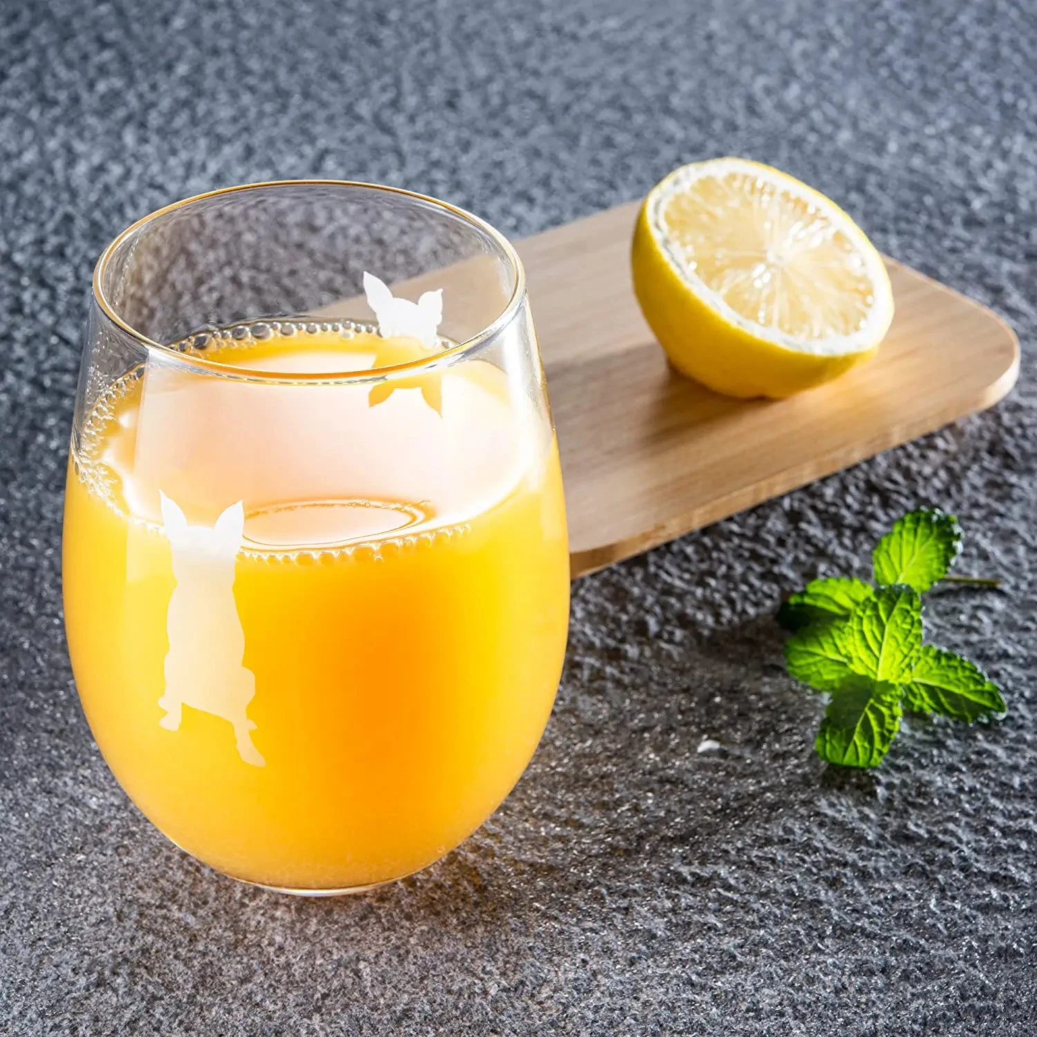 Set Of 2 Boston Terrier Dog Stemless Wine Glasses - Boxwood, Boston Bull Terrier, American Gentleman Lover - For Him & Her - Dogs Silhouette - Etched Tumblers For Anniversary, Wedding, Gifts (18 OZ) 3 Set Of 2 Boston Terrier Dog Stemless Wine Glasses - Boxwood, Boston Bull Terrier, American Gentleman Lover - For Him & Her - Dogs Silhouette - Etched Tumblers For Anniversary, Wedding, Gifts (18 OZ) - Image 3