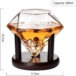 Set Of 4 Diamond Whiskey & Wine Glasses With Wood Stands 10oz - Wine, Whiskey, Water, Diamond Shaped, Diamonds Collection Sparkle Patented Wine Savant - Stands Alone, Or On Stand 8 Set Of 4 Diamond Whiskey & Wine Glasses With Wood Stands 10oz - Wine, Whiskey, Water, Diamond Shaped, Diamonds Collection Sparkle Patented Wine Savant - Stands Alone, Or On Stand -Refined Spirits Store 81ayCPLSHIL. AC SL1500 4abf28f1 78e0 4acf 8263 f5246742f34c