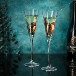 The Wine Savant Artisanal Hand Painted Renaissance Romantic Stained Glass Windows, Stemmed Hand Painted Glassware Gift Idea For Her/Him, Birthday, Housewarming, Gifts (6 OZ) -Refined Spirits Store 81ijb8RixTL. AC SL1500