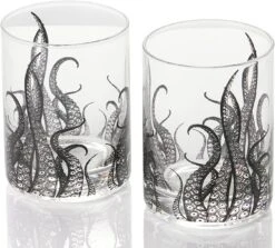 Octopus Tentacle Whiskey Glassware | Set Of 2 | 9 OZ Handmade Craft Beer, Cocktail, Water, Bar Rock Glass - Kraken Tumbler Gift Set, Old Fashioned Rocks Glasses, Antique Design Extraordinary Detail 13 Octopus Tentacle Whiskey Glassware | Set Of 2 | 9 OZ Handmade Craft Beer, Cocktail, Water, Bar Rock Glass - Kraken Tumbler Gift Set, Old Fashioned Rocks Glasses, Antique Design Extraordinary Detail -Refined Spirits Store 81kcZBttGwL. AC SL1500