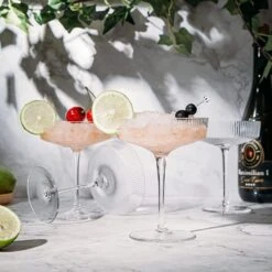 Ribbed Coupe Cocktail Glasses 8 Oz | Set Of 4 | Classic Manhattan Glasses For Cocktails, Champagne Coupe, Ripple Coupe Glasses, Art Deco Gatsby Vintage, Crystal With Stems (Clear) 13 Ribbed Coupe Cocktail Glasses 8 Oz | Set Of 4 | Classic Manhattan Glasses For Cocktails, Champagne Coupe, Ripple Coupe Glasses, Art Deco Gatsby Vintage, Crystal With Stems (Clear) -Refined Spirits Store 81nzMqJbbDL. AC SL1500