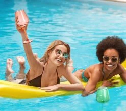 Floating Wine Glasses For Pool - Set Of 2-15 OZ Shatterproof Poolside Wine Glasses, Tritan Plastic Reusable, Beach Outdoor Cocktail, Wine, Champagne, Water Glassware Spring Summer (Smoke) -Refined Spirits Store 81oe1oA6rdL. AC SL1500 79ba1bbd 09a1 4d1c bcaf dbca21cb2b18