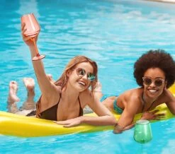 Floating Wine Glasses For Pool - Set Of 2-15 OZ Shatterproof Poolside Wine Glasses, Tritan Plastic Reusable, Beach Outdoor Cocktail, Wine, Champagne, Water Glassware Spring Summer (Muted Green) -Refined Spirits Store 81oe1oA6rdL. AC SL1500 7bc3a352 ee59 4b4a 8499 72e7c8efef38