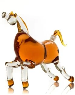 The Wine Savant Horse Derby Decanter For Bourbon, Whiskey, Scotch, Vodka, Rum, Tequila Or Any Other Drink 1000ml Decanter (Horse) -Refined Spirits Store 81qBADUIS8L. AC SL1500