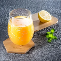 Set Of 2 Zodiac Sign Wine Glasses With 2 Wooden Coasters By The Wine Savant - Astrology Drinking Glass Set With Etched Constellation Tumblers For Juice, Water Home Bar Horoscope Gifts 18oz (Gemini) -Refined Spirits Store 81vZZXdaJwL. AC SL1500