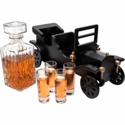 Old Fashioned Car Whiskey Decanter Set, Model T, Very Large 15" X 13" X 7" 750ml Decanter, And - 4 3oz Whiskey Tumbler Old Fashion Glasses, Old Fashioned Vintage Car, Limited Edition, Car Lovers Gift! -Refined Spirits Store 81wD9IReASL