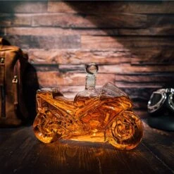 Motorbike Motorcycle Gift Decanter For Wine & Whiskey 750ml By The Wine Savant, Whiskey Gifts, Motorcycle Gifts, Sport Bike Gifts, Hell Ghost Harley-Davidson, Beer Scotch Bourbon Spirits Gifts For Men -Refined Spirits Store 91GCRumtidL. AC SL1500 1