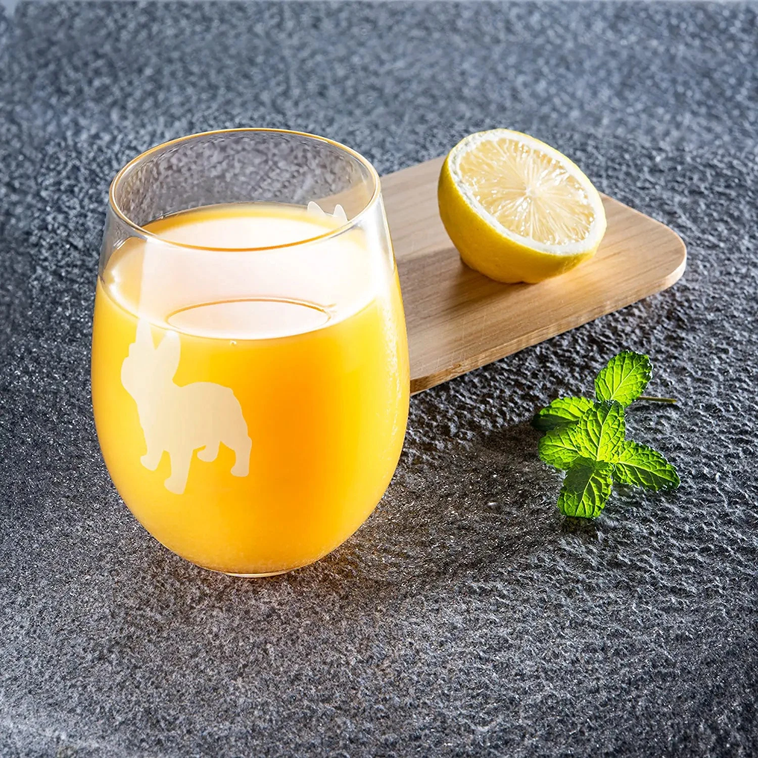 Set Of 2 French Bulldog Dog Stemless Wine Glasses - French Bulldog Puppy & Doggy Lover For Him & Her - Dogs Silhouette - Glass Gifts Etched Tumblers For Anniversary, Wedding, Home Bar Gifts 3 Set Of 2 French Bulldog Dog Stemless Wine Glasses - French Bulldog Puppy & Doggy Lover For Him & Her - Dogs Silhouette - Glass Gifts Etched Tumblers For Anniversary, Wedding, Home Bar Gifts - Image 3