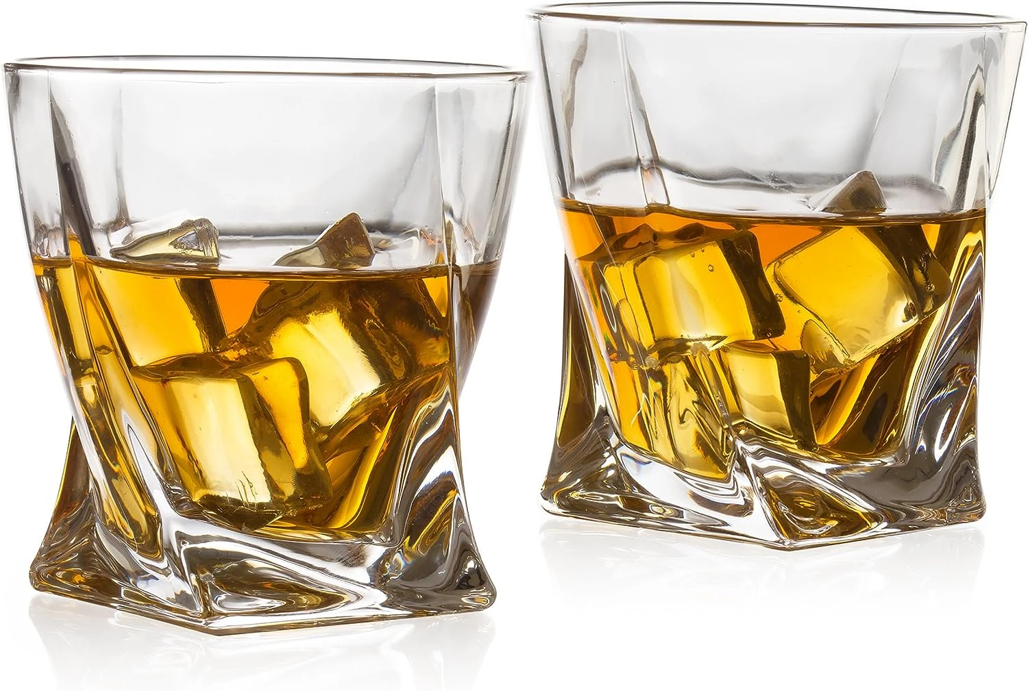 Luxurious Bar Gift Set - 2 Whiskey Glasses + 10 Bullets Chilling Stainless-Steel Whiskey Rocks - Slate Stone Coasters & Tongs - Set In Premium Wood Box By The Wine Savant - Birthday Gift - 11 Oz Glass 4 Luxurious Bar Gift Set - 2 Whiskey Glasses + 10 Bullets Chilling Stainless-Steel Whiskey Rocks - Slate Stone Coasters & Tongs - Set In Premium Wood Box By The Wine Savant - Birthday Gift - 11 Oz Glass - Image 4