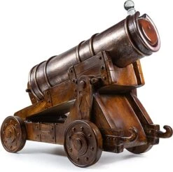 Cannon Wine & Whiskey Decanter Set, Handmade Extra Large Vintage Replica 750ml Decanter 21" - The Wine Savant - Pirate Treasure Wooden Cannonball, Naval, Napoleon, Civil War Old Cannons Holiday Gift 10 Cannon Wine & Whiskey Decanter Set, Handmade Extra Large Vintage Replica 750ml Decanter 21" - The Wine Savant - Pirate Treasure Wooden Cannonball, Naval, Napoleon, Civil War Old Cannons Holiday Gift -Refined Spirits Store 91bK8JOX HL. AC SX679