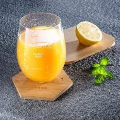 Set Of 2 Zodiac Sign Wine Glasses With 2 Wooden Coasters By The Wine Savant - Astrology Drinking Glass Set With Etched Constellation Tumblers For Juice, Water Home Bar Horoscope Gifts 18oz (Aries) -Refined Spirits Store 91f8FG3v1uL. AC SL1500