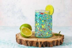 Hand Blown Mexican Drinking Glasses – Set Of 6 Confetti Rock Design Glasses By The Wine Savant (Confetti) -Refined Spirits Store 91fnpHEJ9IL. AC SL1500