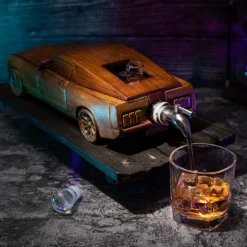 Car Wine & Whiskey Decanter Set 500ml By The Wine Savant 13" L - Wooden Car Figurine, Fastback Car Gifts, Bar Gifts, Parties, Birthdays 8 Car Wine & Whiskey Decanter Set 500ml By The Wine Savant 13" L - Wooden Car Figurine, Fastback Car Gifts, Bar Gifts, Parties, Birthdays -Refined Spirits Store 91vOrwNoMEL. AC SL1500